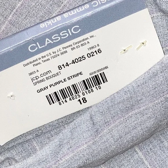 Liz Claiborne Emma Classic Ankle Pants  Size 18 - Picture 5 of 11